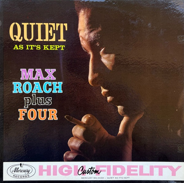 Max Roach Plus Four – Quiet As It's Kept - VG+ LP Record 1959 Mercury USA Mono Vinyl - Jazz - Shuga Records