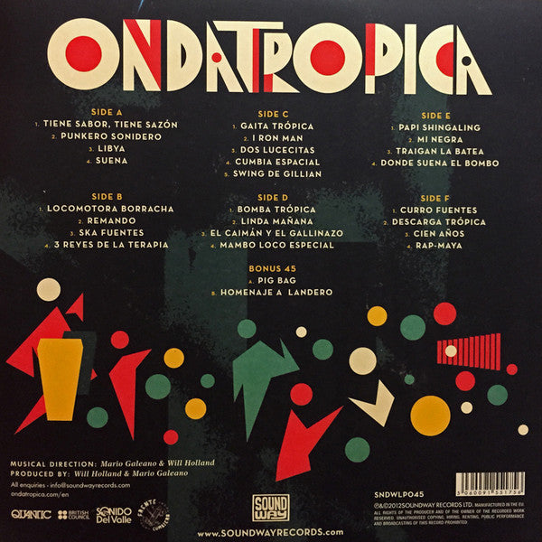 Ondatrópica – Ondatrópica - New 3 LP Record 2019 Soundway Europe Impory 180 gram Vinyl, 7" & Book - Latin / Cumbia - Shuga Records
