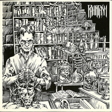 Phantasm – Gut Suckers / Sewed Back To Life - Mint- 7" Single Record 1995 Death Trap USA Green Transparent Vinyl - Death Metal
