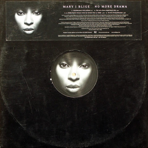 Mary J. Blige – No More Drama - New 12" Single Record 2002 MCA UK Vinyl - RnB / House
