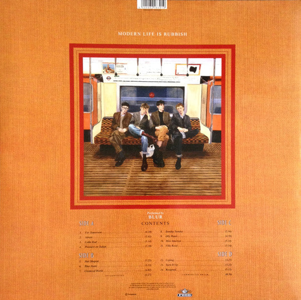 Blur ‎– Modern Life Is Rubbish (1993) - New 2 LP Record 2012 Parlophone Europe Import 180 gram Vinyl - Alternative Rock - Shuga Records