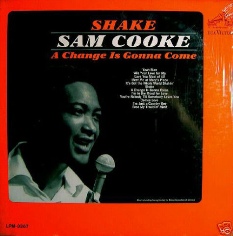 Sam Cooke ‎– Shake - VG LP Record 1965 RCA Mono USA Vinyl  - Soul