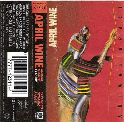 April Wine – Animal Grace - Used Cassette Capitol 1984 USA - Rock / Pop