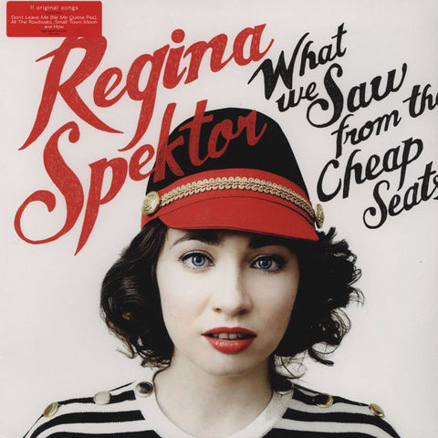 Regina Spektor - What We Saw from the Cheap Seats - New Vinyl Record 2012 Sire Limited Edition Pressing on Red Vinyl - Indie Pop / Folk
