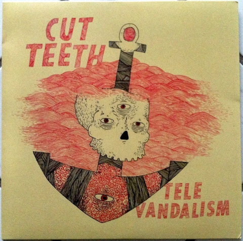 Cut Teeth – Televandalism - Mint- LP Record 2012 Topshelf USA White Vinyl & Insert - Rock & Roll / Punk / Indie Rock