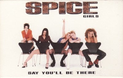 Spice Girls ‎– Say You'll Be There- Used Cassette Single 1997 Virgin Tape