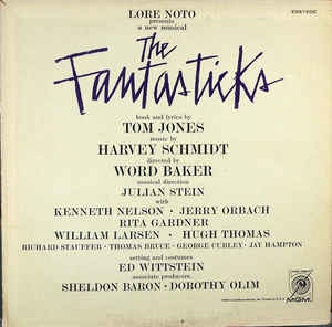 Various ‎– The Fantasticks - Original Cast Album - Mint- Lp Record 1963 MGM USA Original Vinyl - Musical / Cast