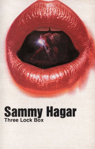 1985年製 ロックバグシング グラベル ガッツ アメトイ Sammy Hagar – Three Lock Box- Used Cassette 1982 Geffen Tape- Rock