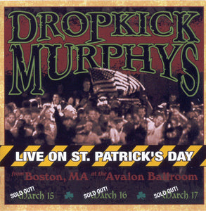 Dropkick Murphys - Live On St. Patrick's Day - New 2 Lp Record 2004 USA Vinyl - Punk Rock / Oi