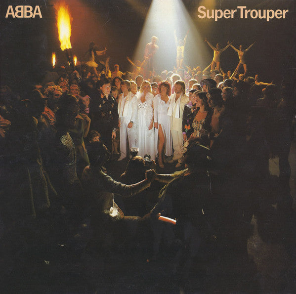 ABBA ‎– Super Trouper - VG+ Lp Record 1980 Atlantic USA Vinyl - Disco / Pop