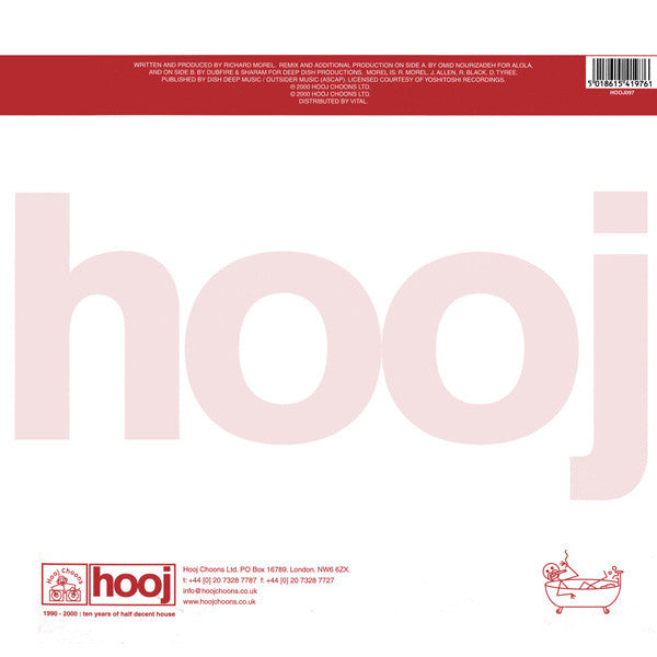 Morel ‎– True (The Faggot Is You) - VG+ 12" Single Record 2000 Hooj Choons UK Import Vinyl - Progressive House / Deep Dish - Shuga Records