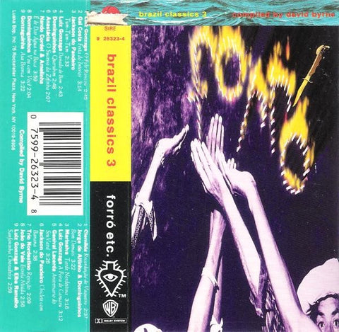 Various – Brazil Classics 3 (Forró Etc.) - Used Cassette 1991 Luaka Bop - Latin