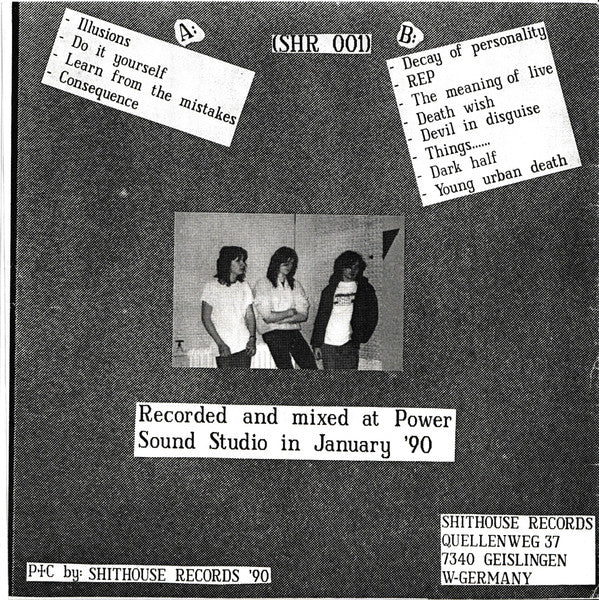 Ulcerous Phlegm – International Problems Can't Be Solved By Intern Nationalism - VG+ 7" EP Record 1990 Shithouse Germany Vinyl, Original Cover & Inserts  - Grindcore / Death Metal - Shuga Records