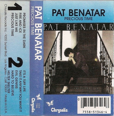 Pat Benatar – Precious Time- Used Cassette 1981 Chrysalis Tape- Rock
