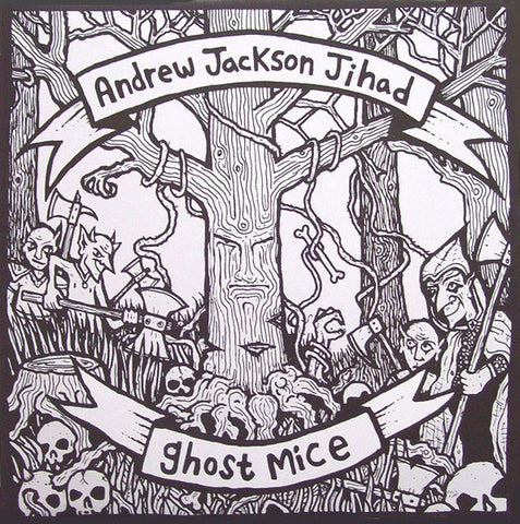 Andrew Jackson Jihad / Ghost Mice – Andrew Jackson Jihad / Ghost Mice - Mint- LP Record 2007 Art Of The Underground USA Black Vinyl & Insert - Rock / Folk Rock / Acoustic / Punk