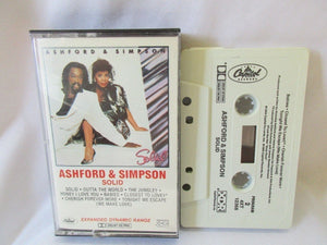 Ashford & Simpson – Solid - Used Cassette 1984 Capitol Tape - Disco