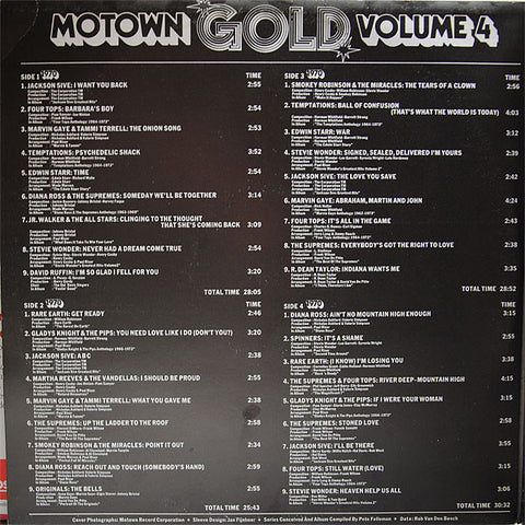 Various – The Motown Story : Volume Four/4 - VG+ 1974 Stereo USA - Soul/Funk