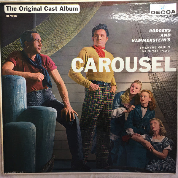 Various ‎– Carousel - VG+ Lp Record 1955 USA Mono Original Vinyl - Original Cast
