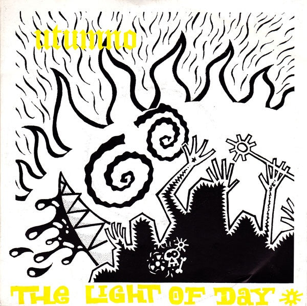 Utumno – The Light Of Day - VG+ 7" EP Record 1991 Cenotaph Netherlands Vinyl & Insert - Death Metal - Shuga Records