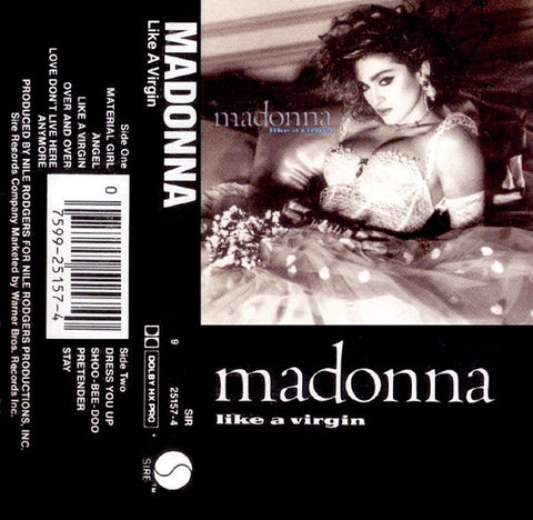 Madonna – Like A Virgin - Used Cassette 1984 Sire Tape - Synth-pop