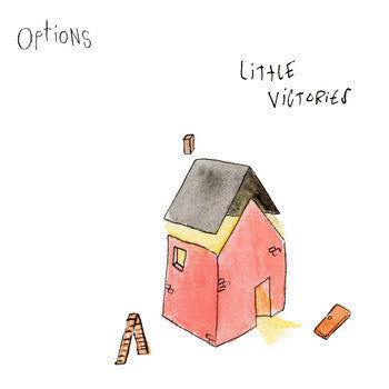 Options ‎– Little Victories - New Vinyl Record (Red Vinyl with handmade #'d sticker) (250 Made/Screen Printed Cover) - Chicago Rock