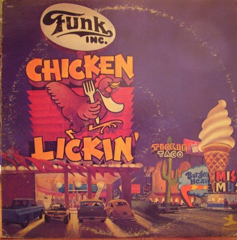 Funk, Inc. – Chicken Lickin' - VG- (low grade) LP Record 1972 Prestige USA Vinyl - Funk / Soul-Jazz, Jazz-Funk, Funk