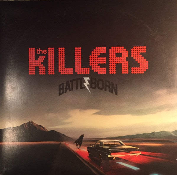 The Killers - Battle Born - Mint- 2 LP Record 2012 Island USA 180 gram Red Vinyl, Book & Poster - Alternative Rock - Shuga Records