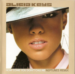 Alicia Keys - How Come You Don't Call Me (Neptunes Remix) 12" Single 2002 J PROMO - Hip Hop - Shuga Records