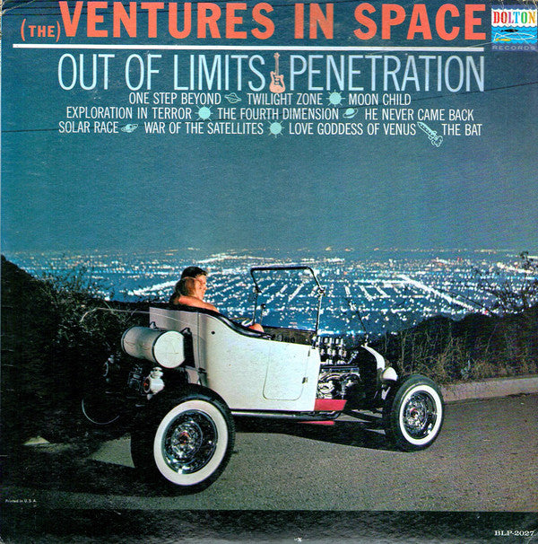 The Ventures ‎– (The) Ventures In Space - VG LP Record1963 USA Dolton Stereo Original Vinyl - Surf Rock / Instrumental