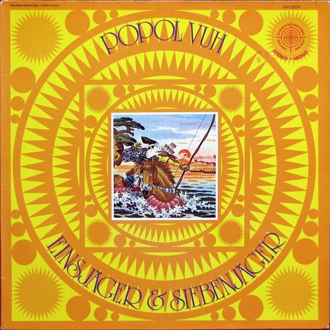 Popol Vuh – Einsjäger & Siebenjäger - VG LP Record 1975 Kosmische Musik Germany Original Vinyl - Krautrock / Prog Rock