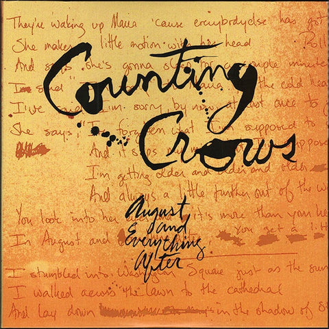 Counting Crows – August And Everything After (1993) - Mint- 2 LP Record 2012 Analogue Productions USA 200 gram Audiophile Vinyl - Alternative Rock / Pop Rock