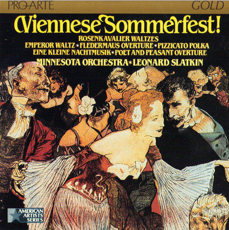 Minnesota Orchestra - Leonard Slatkin ‎– Viennese Sommerfest! - New Sealed Vinyl (Vintage 1985) USA Audiophile