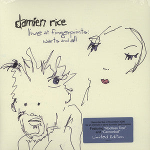 Damien Rice - Live At Fingerprints: Warts And All (2006) - New Lp Record 2012 USA Vinyl - Indie Rock / Acoustic