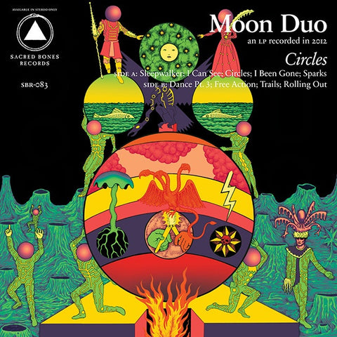 Moon Duo – Circles (2012) - New LP Record 2022 Sacred Bones Green Vinyl - Psychedelic Rock / Space Rock