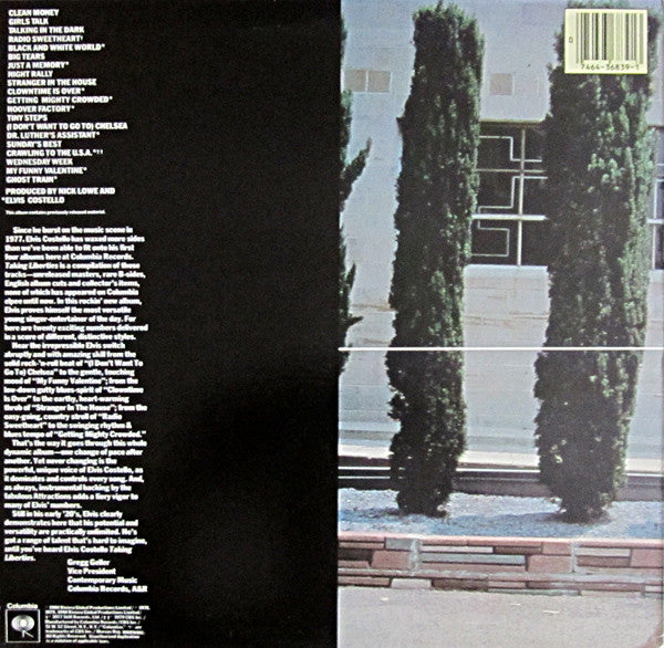 Elvis Costello ‎– Taking Liberties - VG+ LP Record 1980 Columbia USA Vinyl - New Wave / Pop Rock