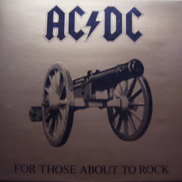 AC/DC - For Those About To Rock We Salute You - VG+ (VG- Cover) LP Record 1981 Atlantic USA Original Vinyl - Hard Rock - Shuga Records