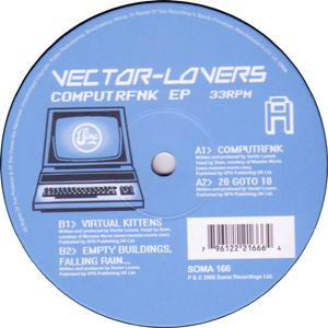 Vector Lovers - Computrfnk - Mint- 12" 2005 USA Techno