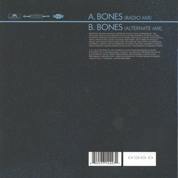 Michael Kiwanuka – Bones - New 7" Single Record 2012 Communion Polydor Vinyl & Numbered - Soul - Shuga Records