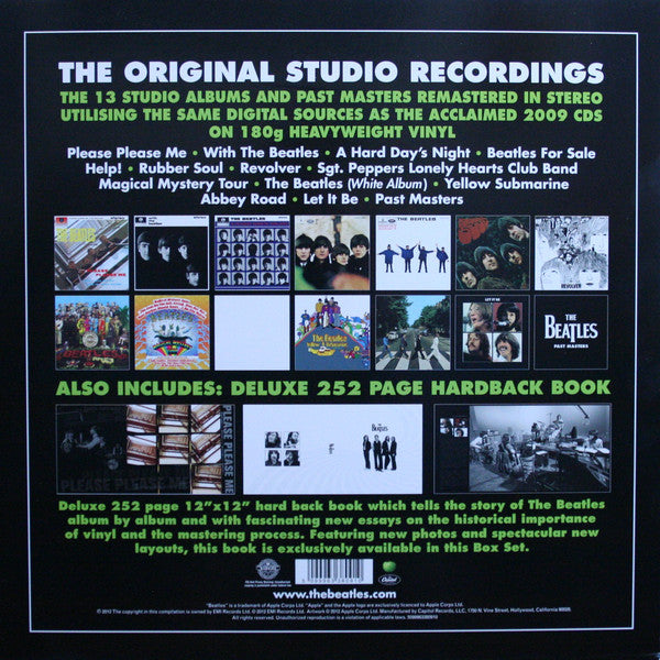 The Beatles ‎– The Beatles - New 16 LP Record Box Set 2012 Parlophone USA 180 gram Stereo Vinyl & 252 Page Book - Rock & Roll / Pop Rock