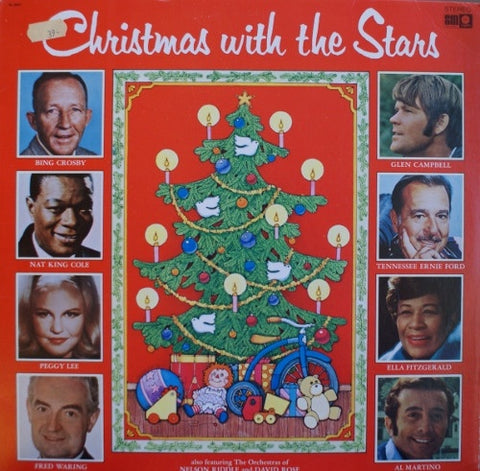 Various – Christmas With The Stars - VG+ LP Record USA Vinyl - Holiday / Pop