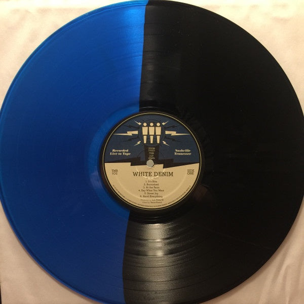 White Denim - Live At Third Man - New LP Record 2011 Third Man USA Black & Blue Vinyl - Garage Rock / Psychedelic Rock - Shuga Records
