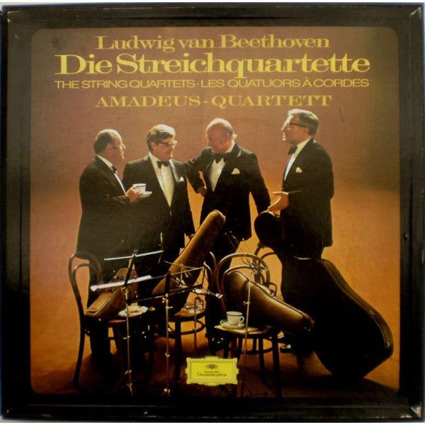 Amadeus-Quartett – Beethoven - Die Streichquartette The String Quartets Les Quatuors Accordes (1970) - VG+ 10 LP Record Box Set 1974 Deutsche Grammophon German Import Vinyl - Classical