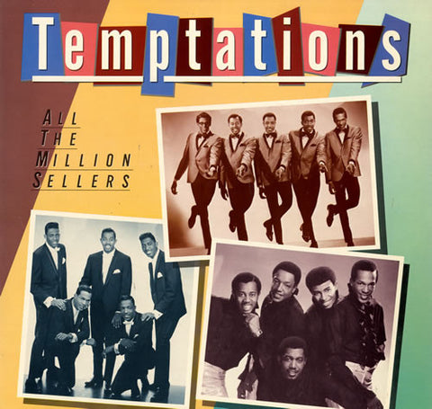 The Temptations ‎– All The Million Sellers - VG Lp Record 1981 USA Vinyl - Soul