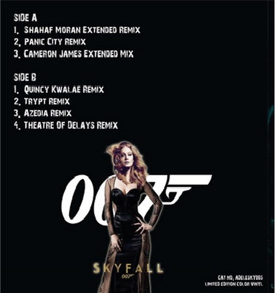 Adele ‎– Skyfall Remixes - New EP Record 2012 German Import Random Colored Vinyl - Pop / Soundtrack