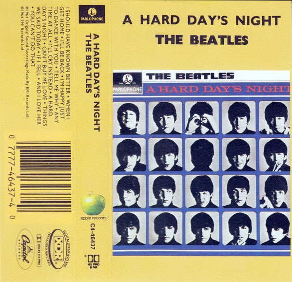 The Beatles – A Hard Day's Night - Used Cassette 1992 Capitol Parlophone Apple Tape - Soundtrack / Pop Rock - Shuga Records