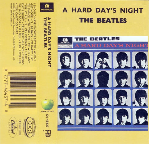 The Beatles – A Hard Day's Night - Used Cassette 1992 Capitol Parlophone Apple Tape - Soundtrack / Pop Rock