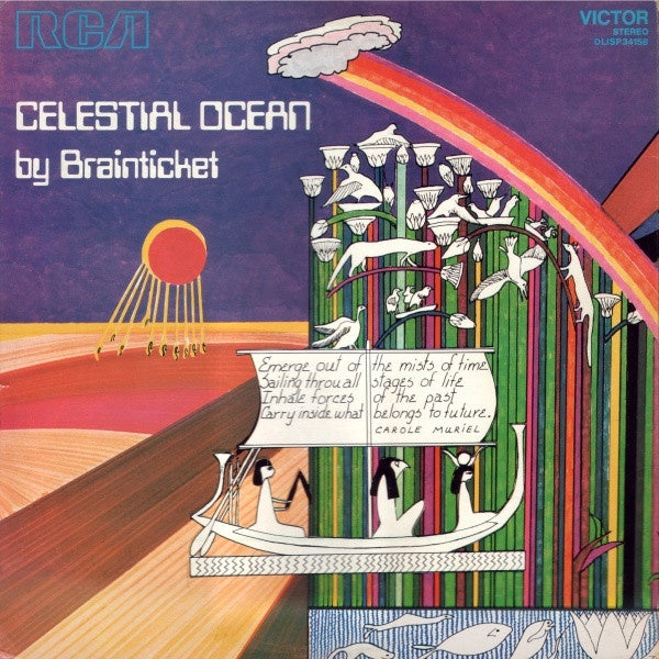Brainticket – Celestial Ocean - Mint- LP Record 1973 RCA Victor Italy White Label Promo Vinyl & Poster - Krautrock / Psychedelic Rock / Space Rock - Shuga Records