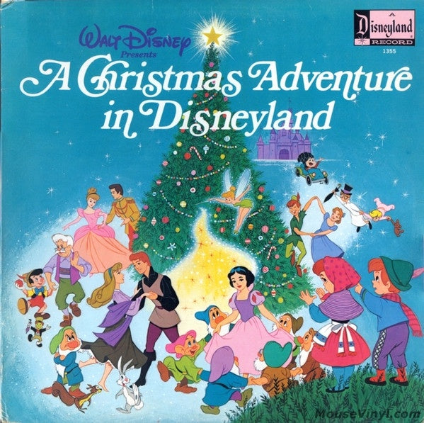 Various – A Christmas Adventure In Disneyland - VG+ LP Record 1973 Walt Disney USA Vinyl - Holiday / Children's / Story