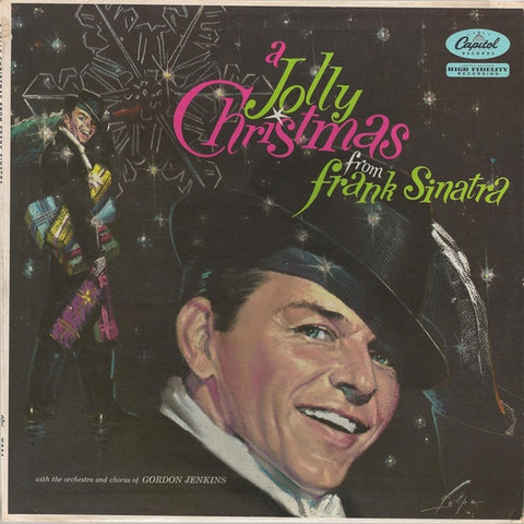 Frank Sinatra – A Jolly Christmas From Frank Sinatra - VG LP Record 1957 Capitol USA Mono Original Vinyl - Jazz / Holiday