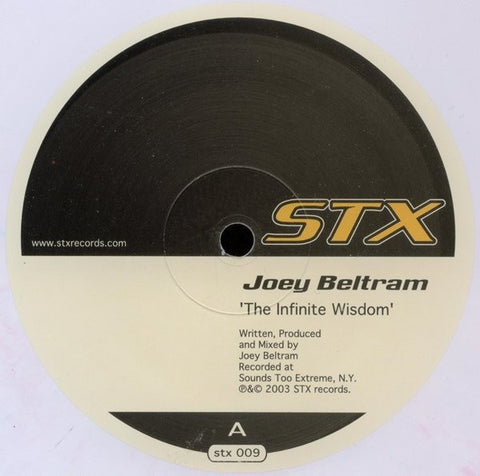 Joey Beltram – The Infinite Wisdom - New 12" Single 2003 STX USA White Marbled Vinyl - Chicago House